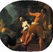 PRETI, Mattia Beheading of St. Catherine ag oil painting on canvas